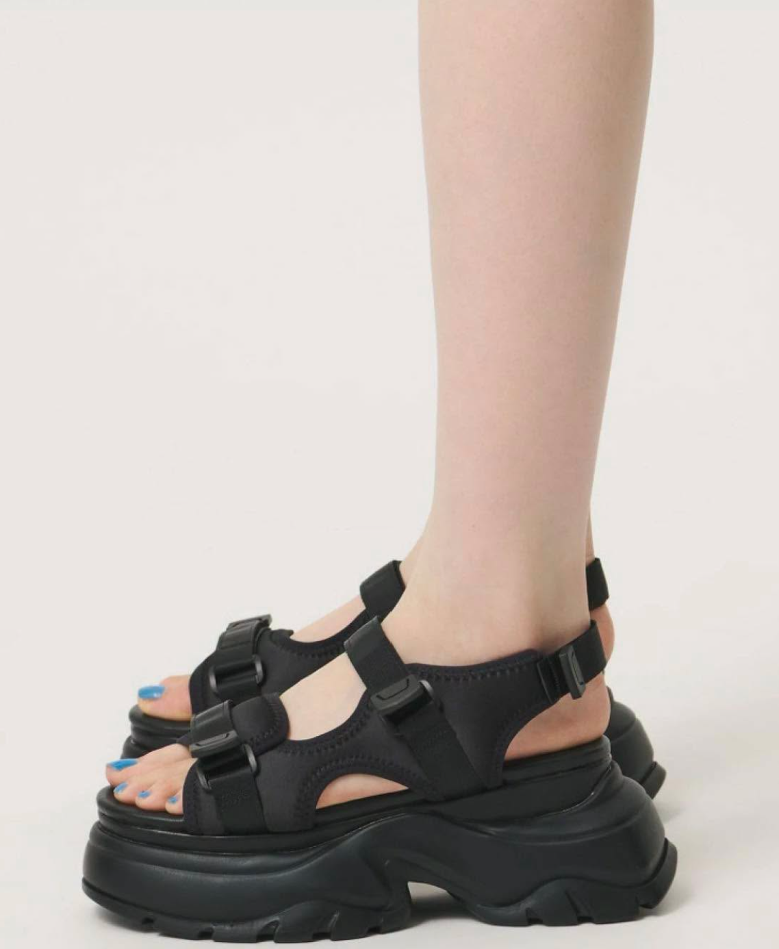 Japan Direct SY UNITED ARROWS Big Ribbon Velcro Sandals