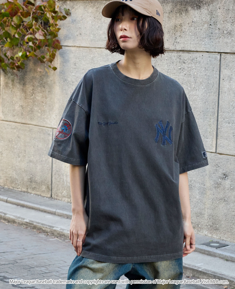日本直送MLB Embroidered Vintage Oversized Tee 【男女同款 別注版】