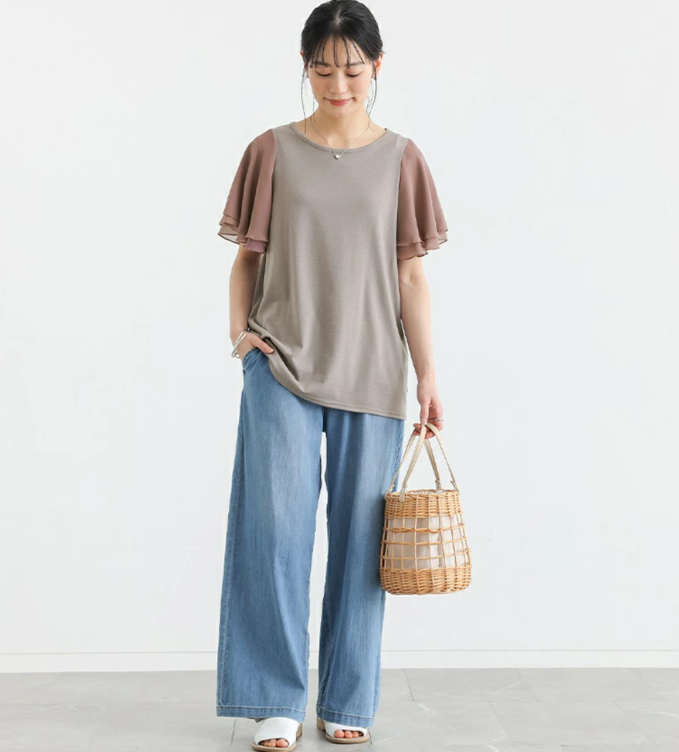 🌟Limited stock, while supplies last!🌟 Flutter Sleeve T-Shirt from Japan
