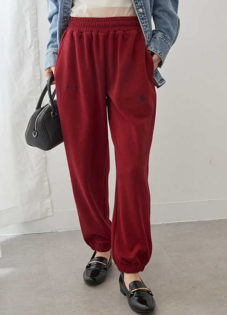 🌟售完即止🌟 日本直送U.S. POLO ASSN Classical One-Point Logo Double-Faced Sweatpants