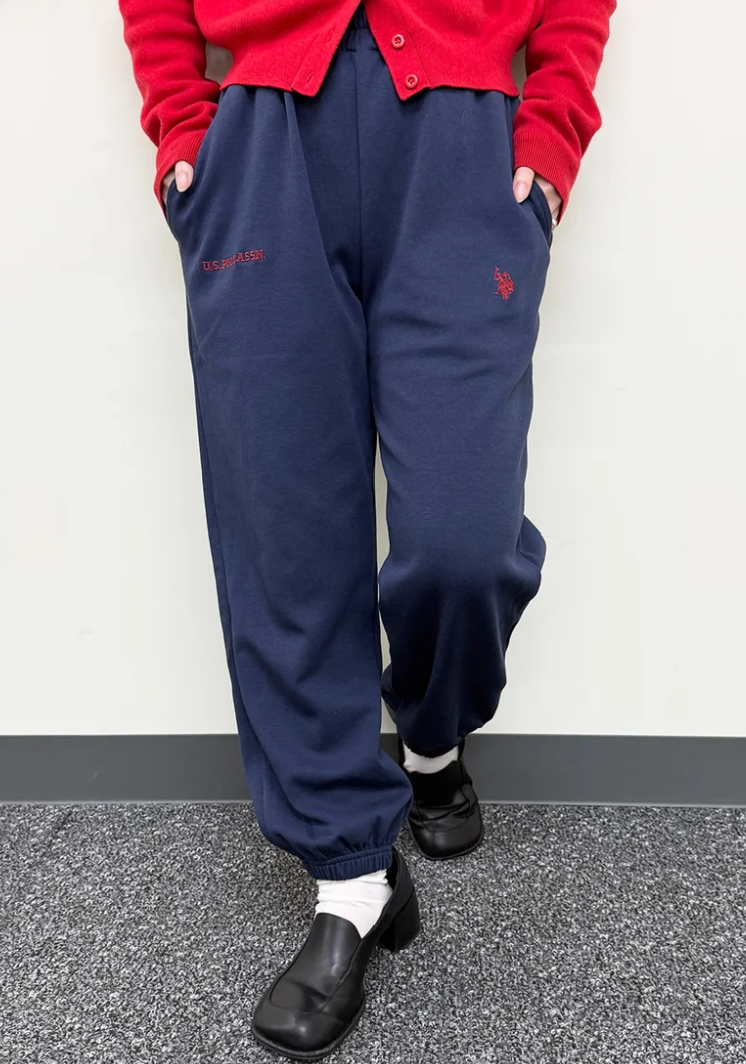 🌟售完即止🌟 日本直送U.S. POLO ASSN Classical One-Point Logo Double-Faced Sweatpants