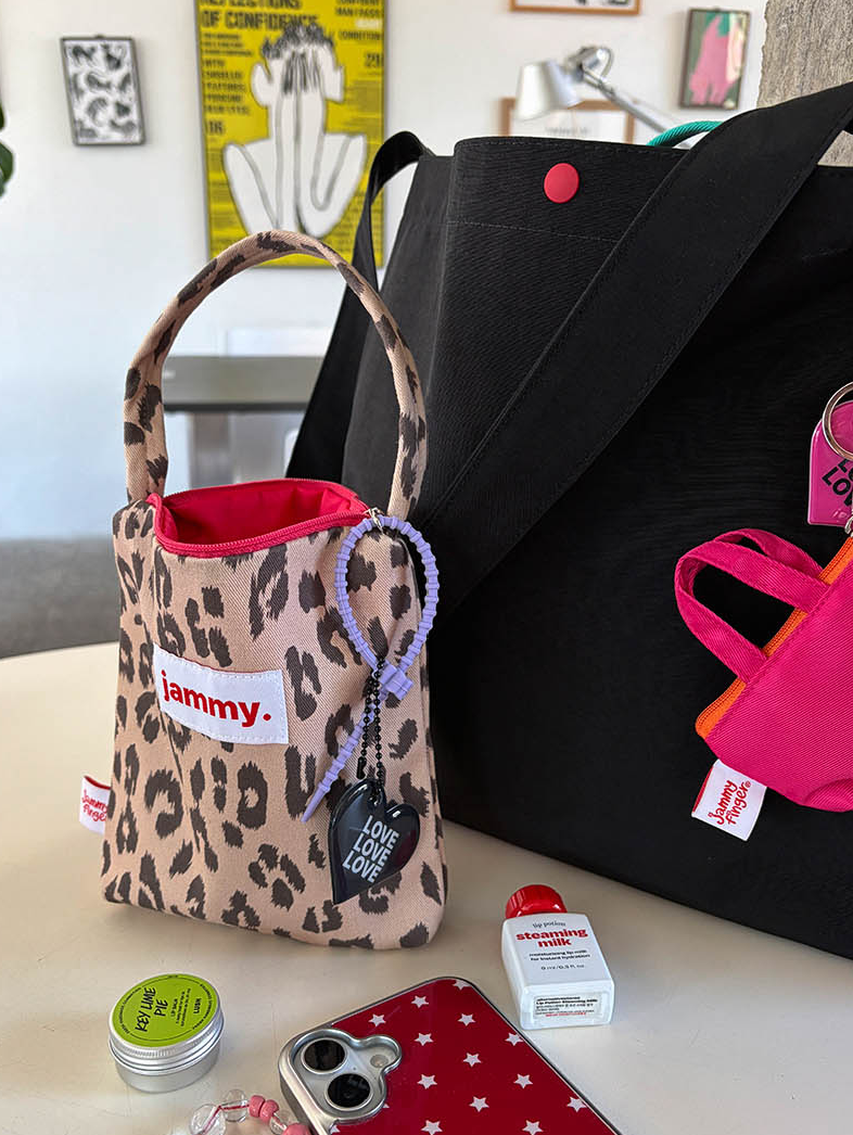 韓國直送Jammyfinger Leopard AA Mini Bag