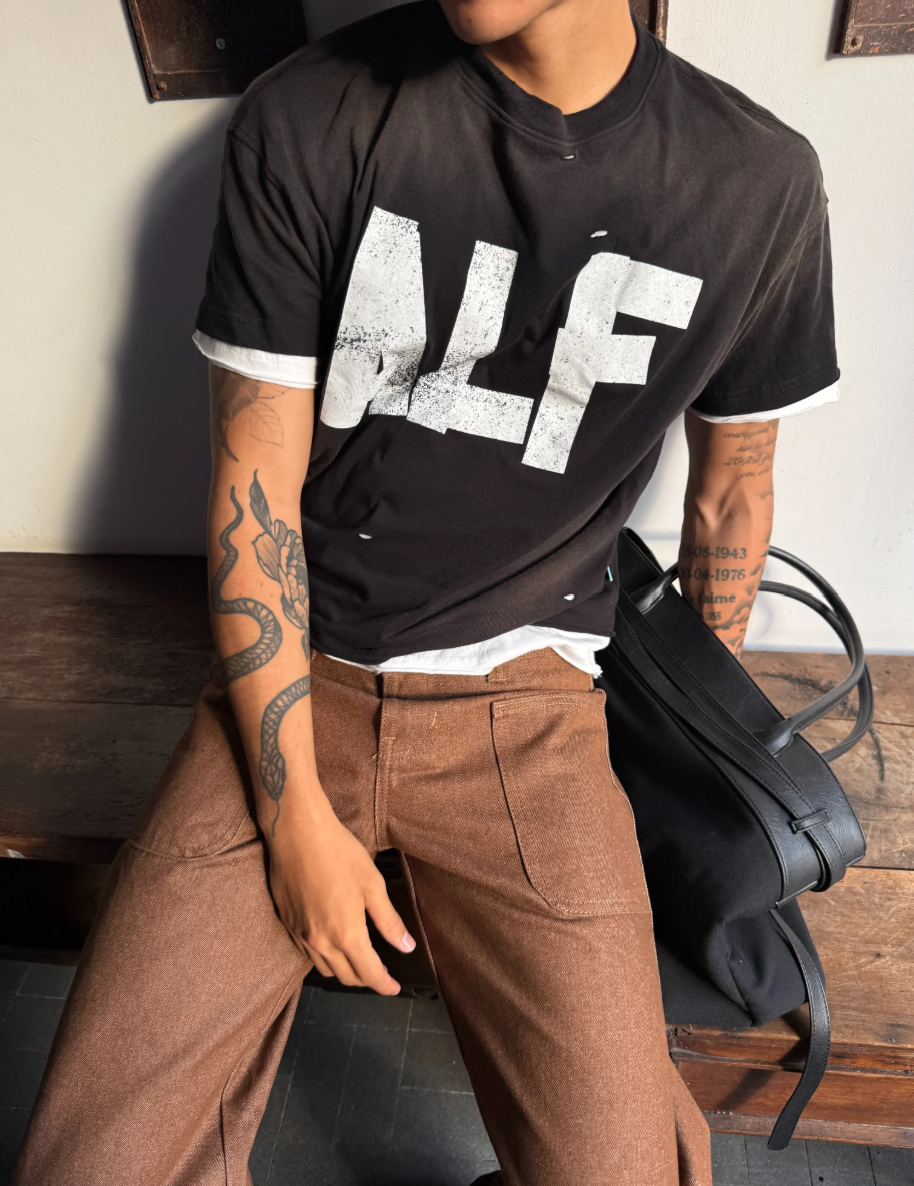 Alfaer Layering Sunfaded Tee