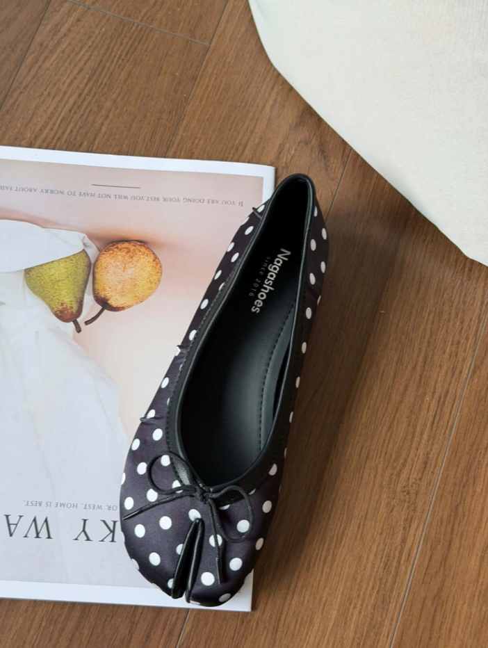 Tabi Style Doll Shoes With Bows