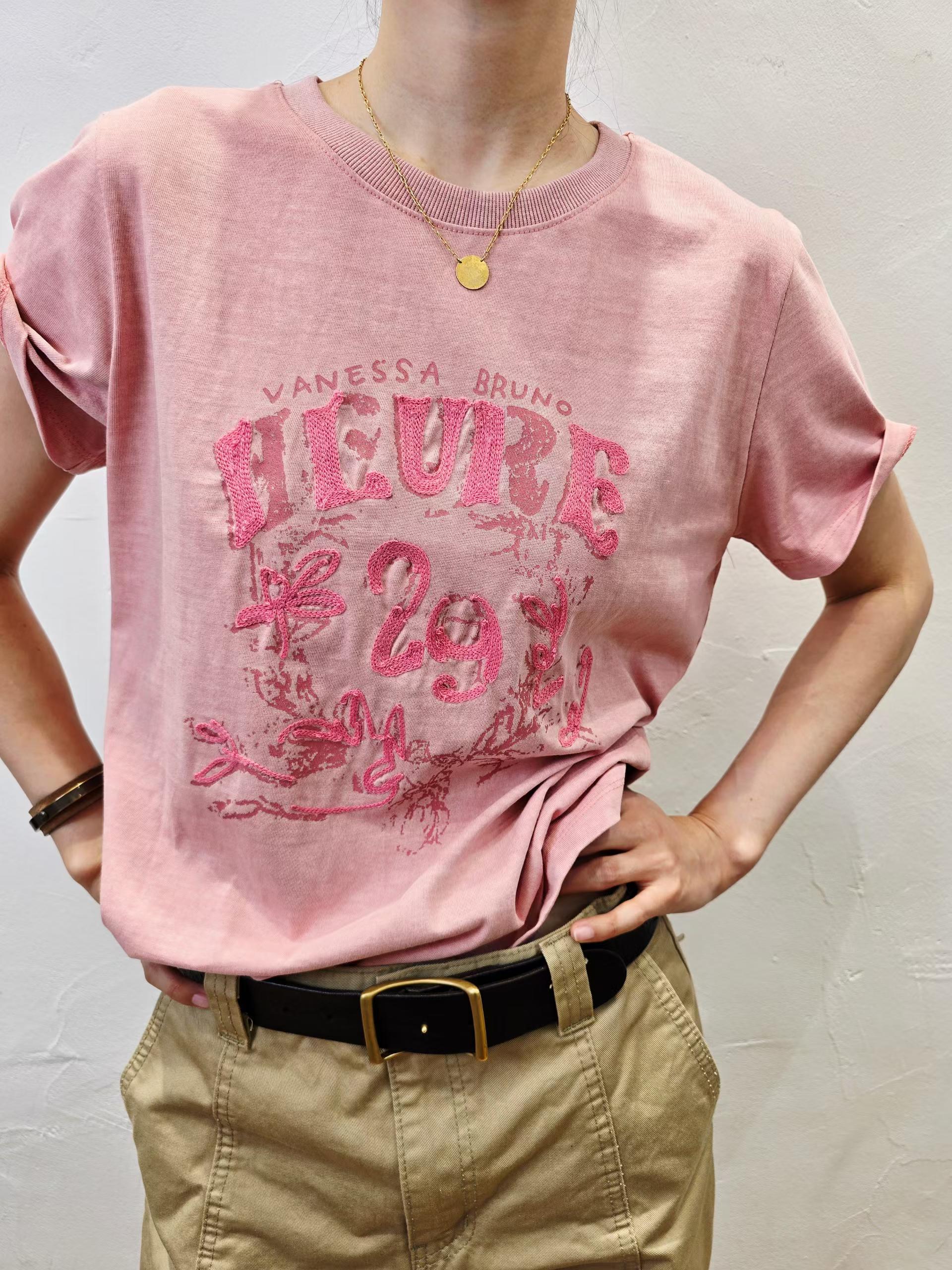 韓國直送Doodle Printed Vintage Tee