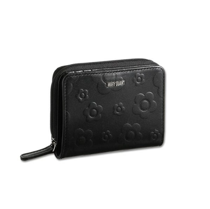 Direct from Japan Mary Quant Daisy Embossed Float Wallet