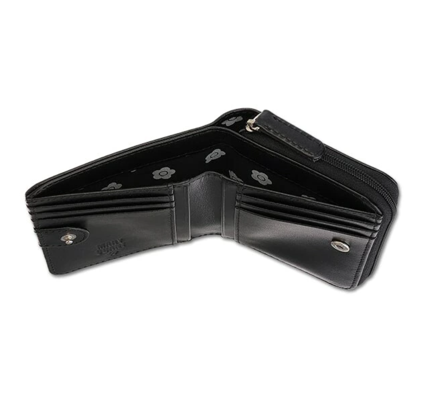 Direct from Japan Mary Quant Daisy Embossed Float Wallet