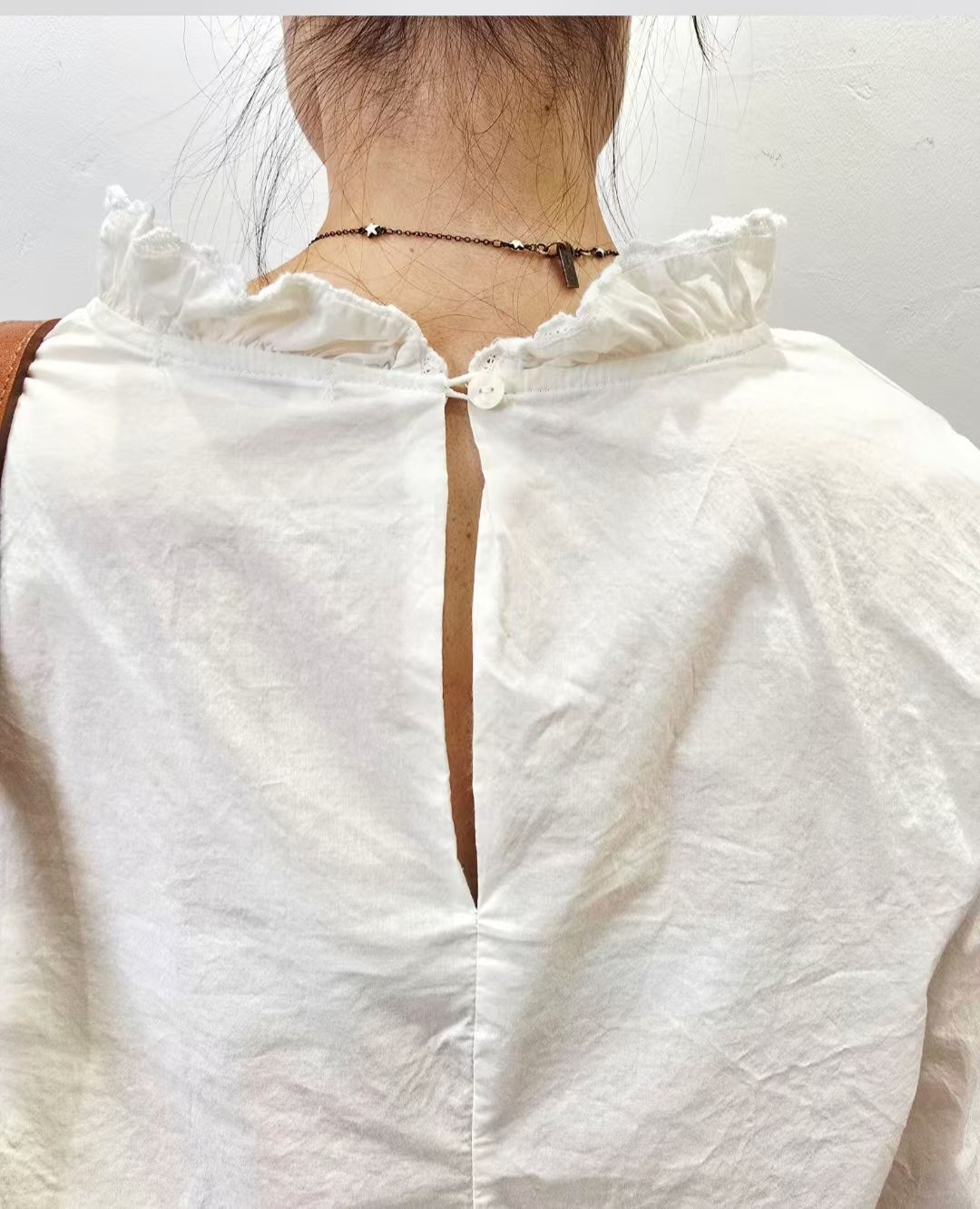 Direct from Korea Ruffle Neck Blouse