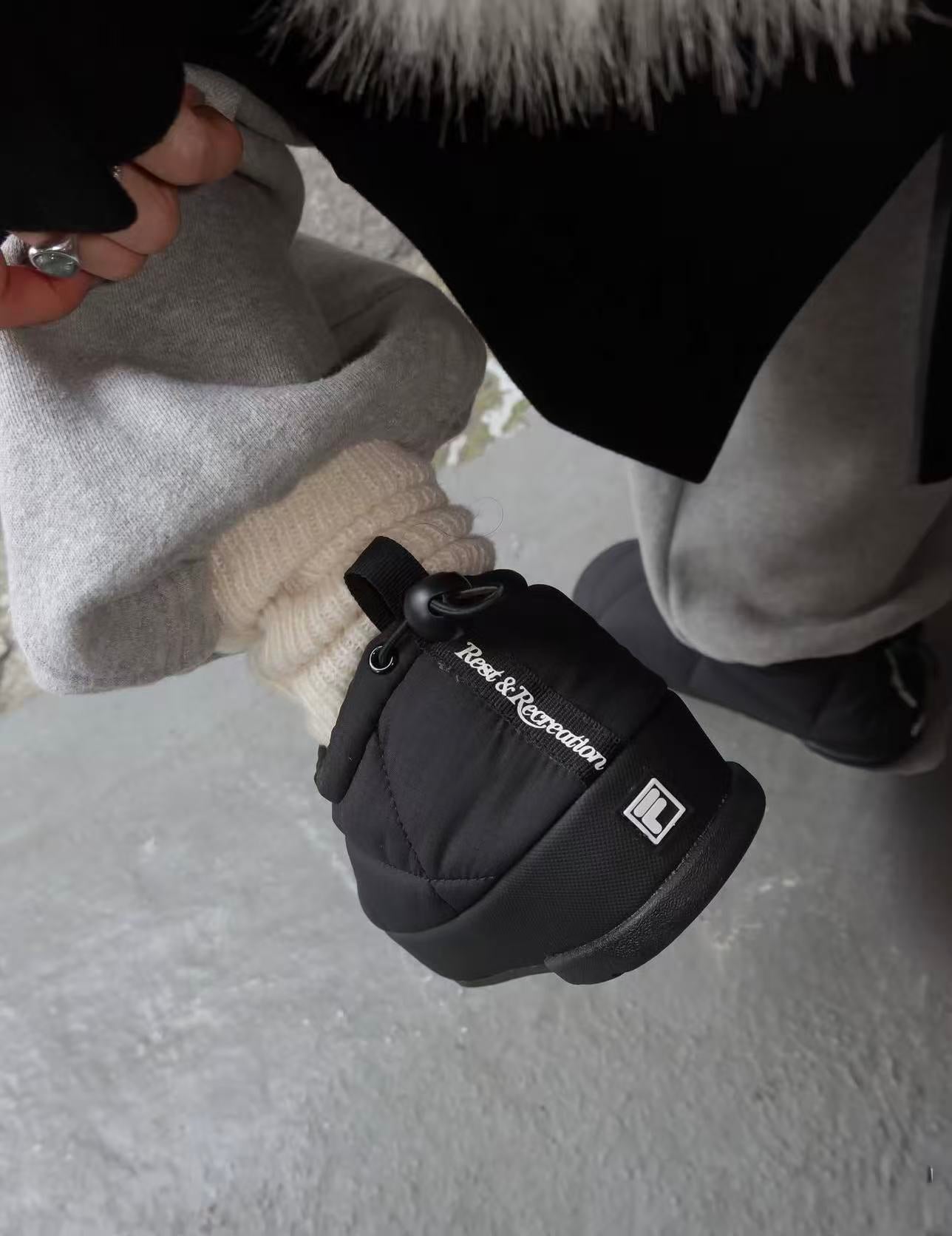 韓國直送Fila X R & R Puffer Low - HLY & CHOCCICO