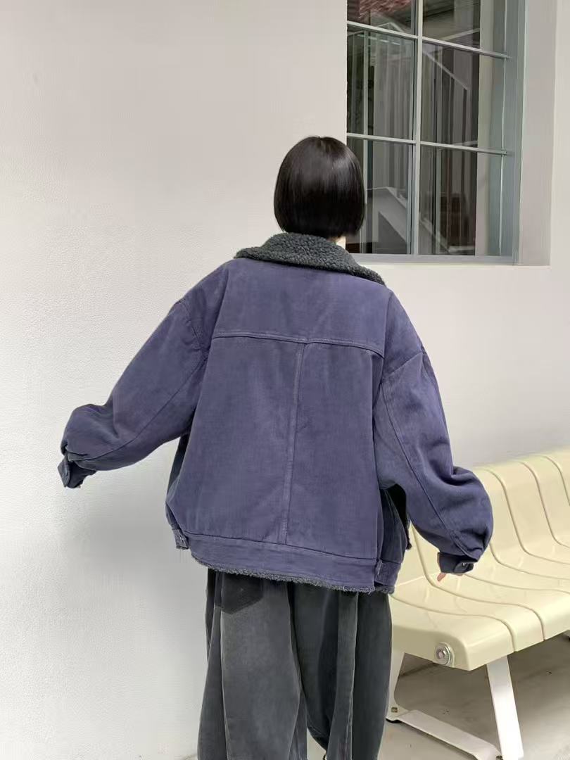 韓國直送Cozy Sherpa-Lined Jacket - HLY & CHOCCICO