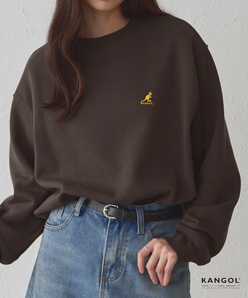 日本直送KANGOL Point Embroidery Oversized Sweat - HLY & CHOCCICO