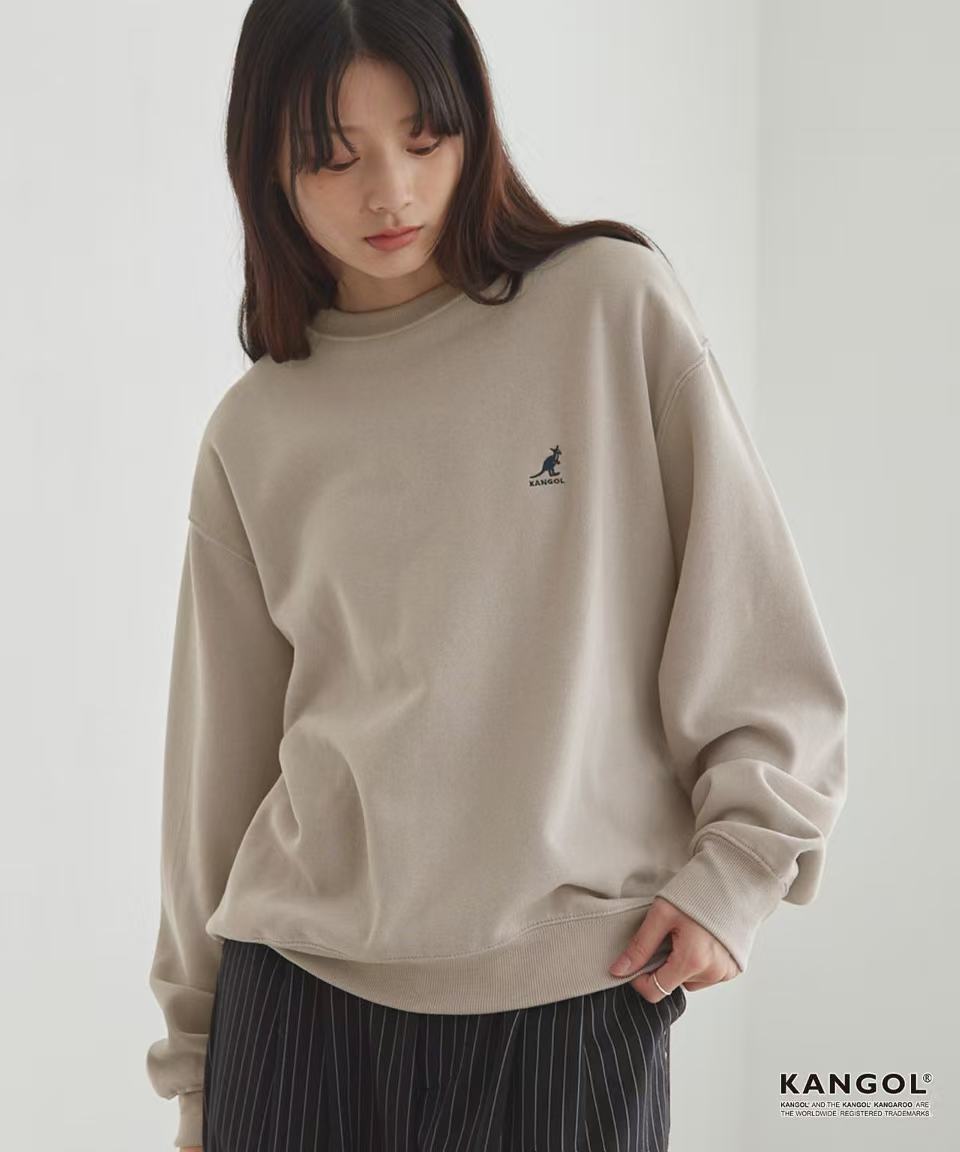 日本直送KANGOL Point Embroidery Oversized Sweat - HLY & CHOCCICO