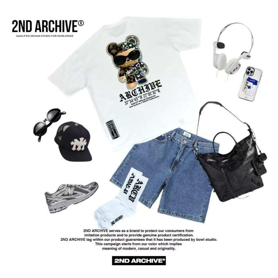 🇰🇷韓國直送🇰🇷 2ND ARCHIVE Glass Ban Tee - HLY & CHOCCICO