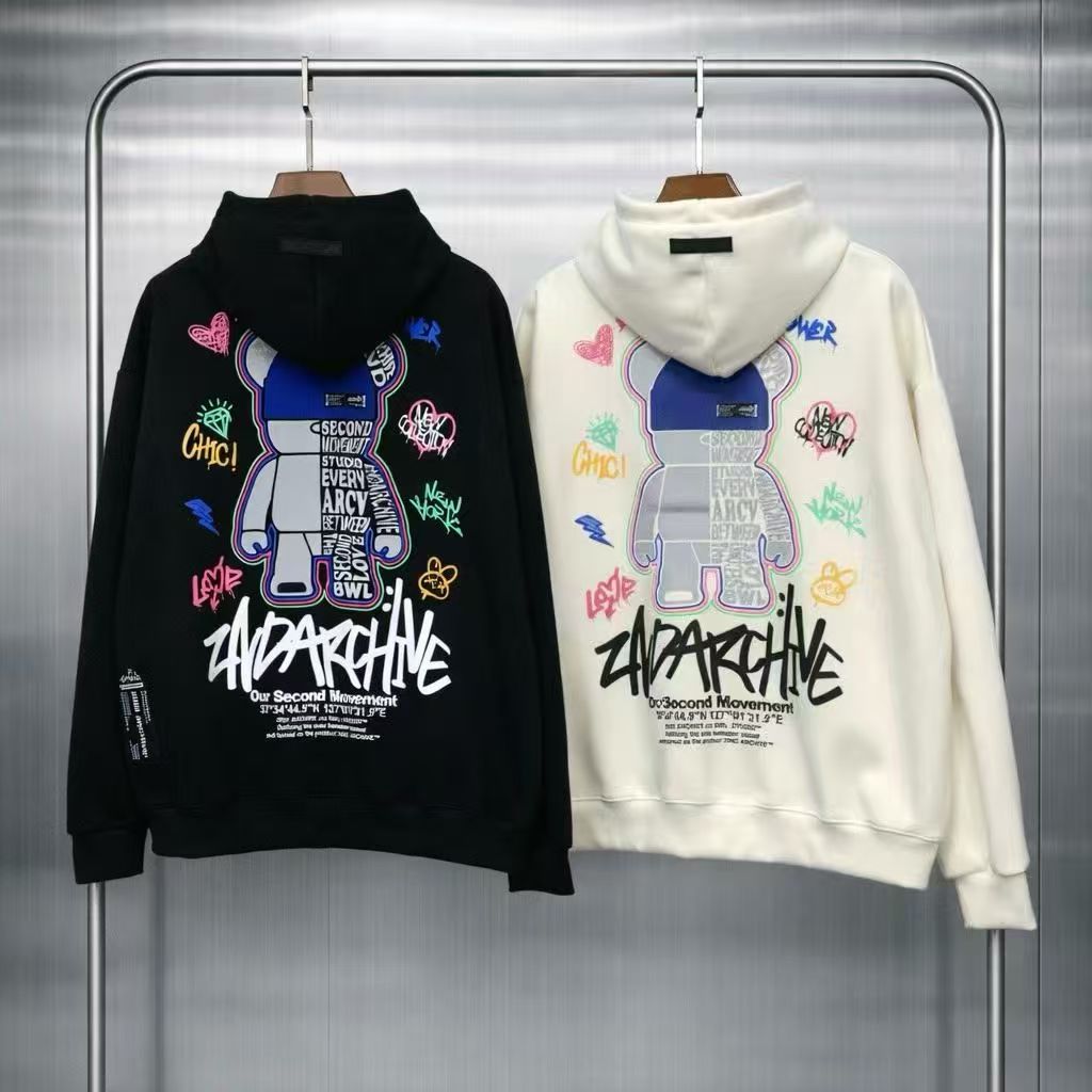 🇰🇷韓國直送🇰🇷 2nd ARCHIVE Colorful Bear Hoodie - HLY & CHOCCICO