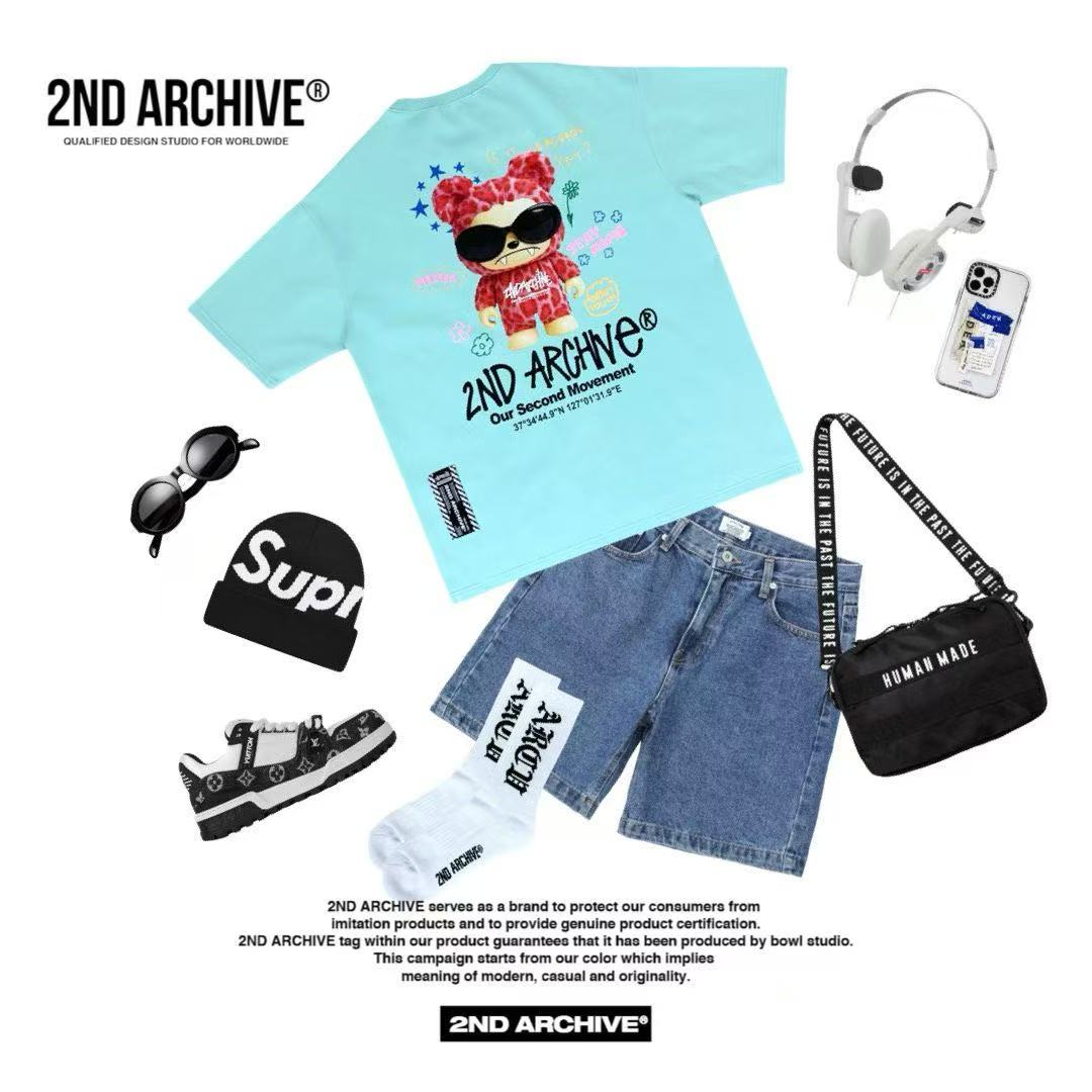 🇰🇷韓國直送🇰🇷 2ND ARCHIVE Pink Sun Glavibban Palti Tee - HLY & CHOCCICO