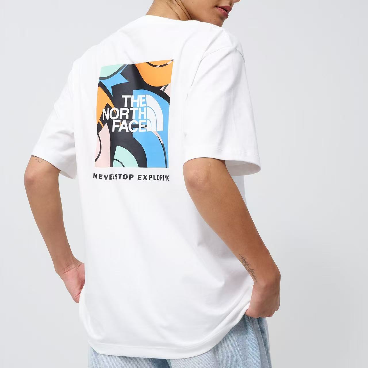 TNF Relaxed Puzzle Box Logo Tee - HLY & CHOCCICO