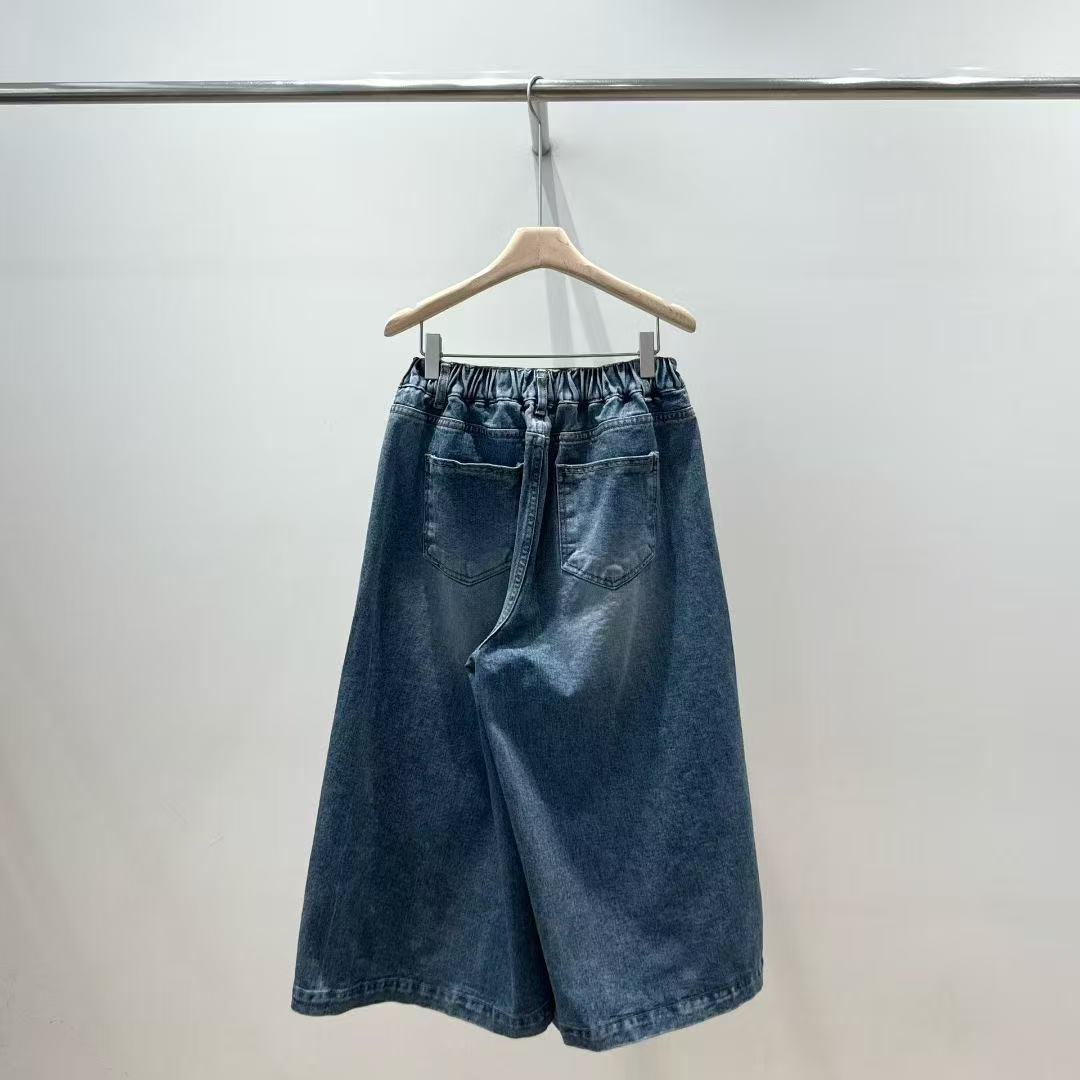 韓國直送Denim Culotte Trousers - HLY & CHOCCICO
