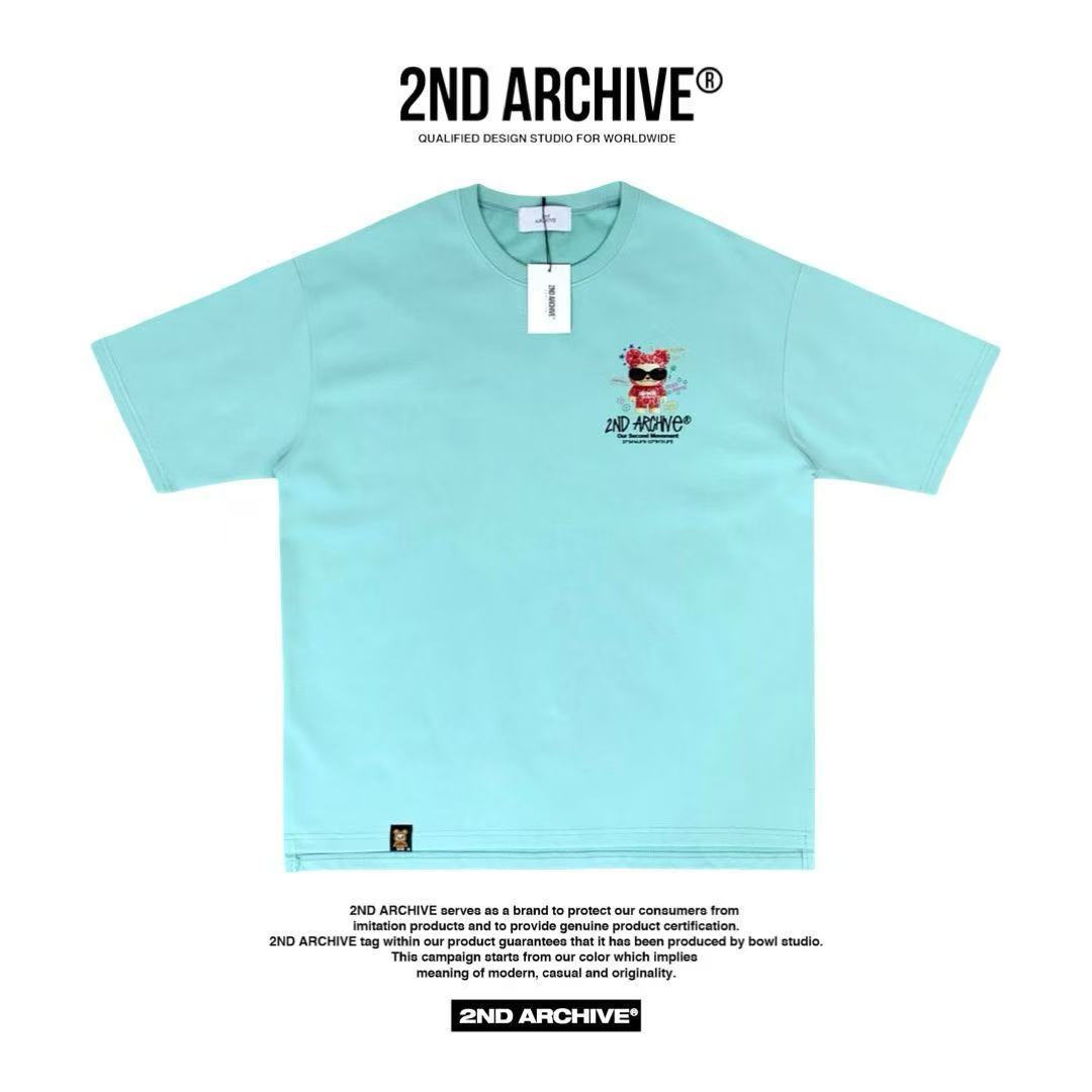 韓國直送🇰🇷 2ND ARCHIVE Pink Sunglasses Tee - HLY & CHOCCICO