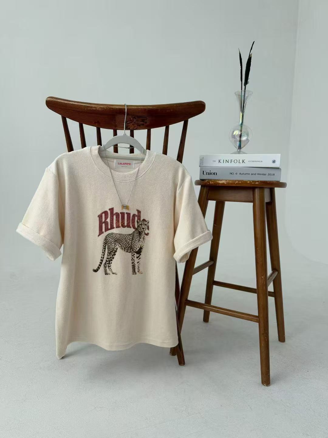 韓國直送Rhud Leopard Graphic Tee