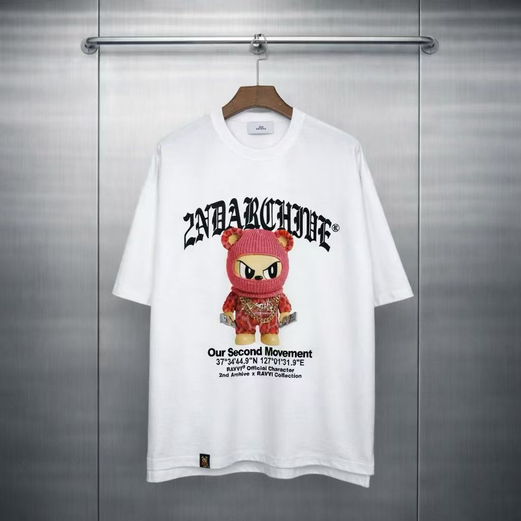 韓國直送🇰🇷 2ND ARCHIVE GangsterPinkRavibanalti Tee