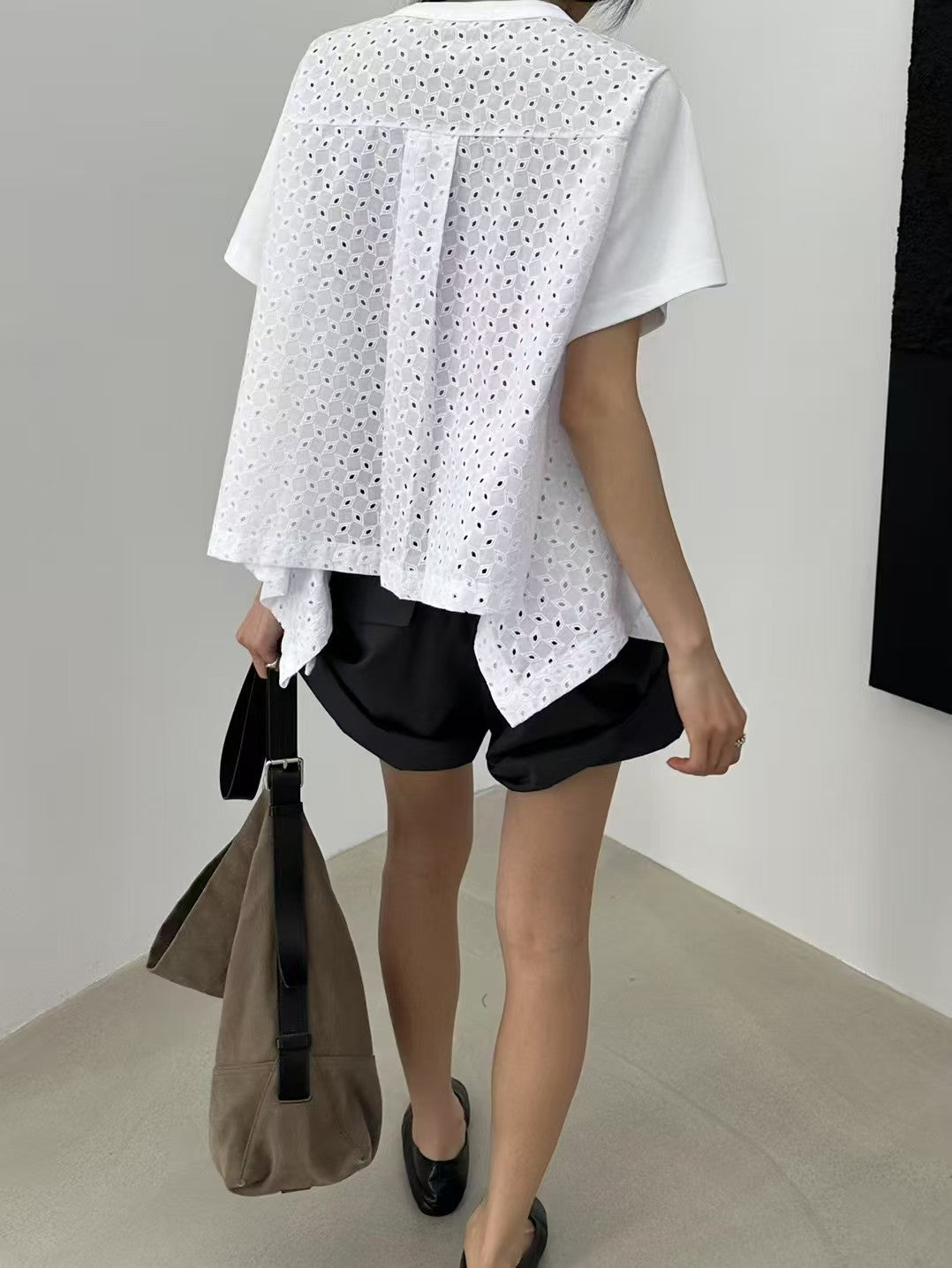 Direct from Korea: Aria Lace-Back Tee / Shorts / Pants