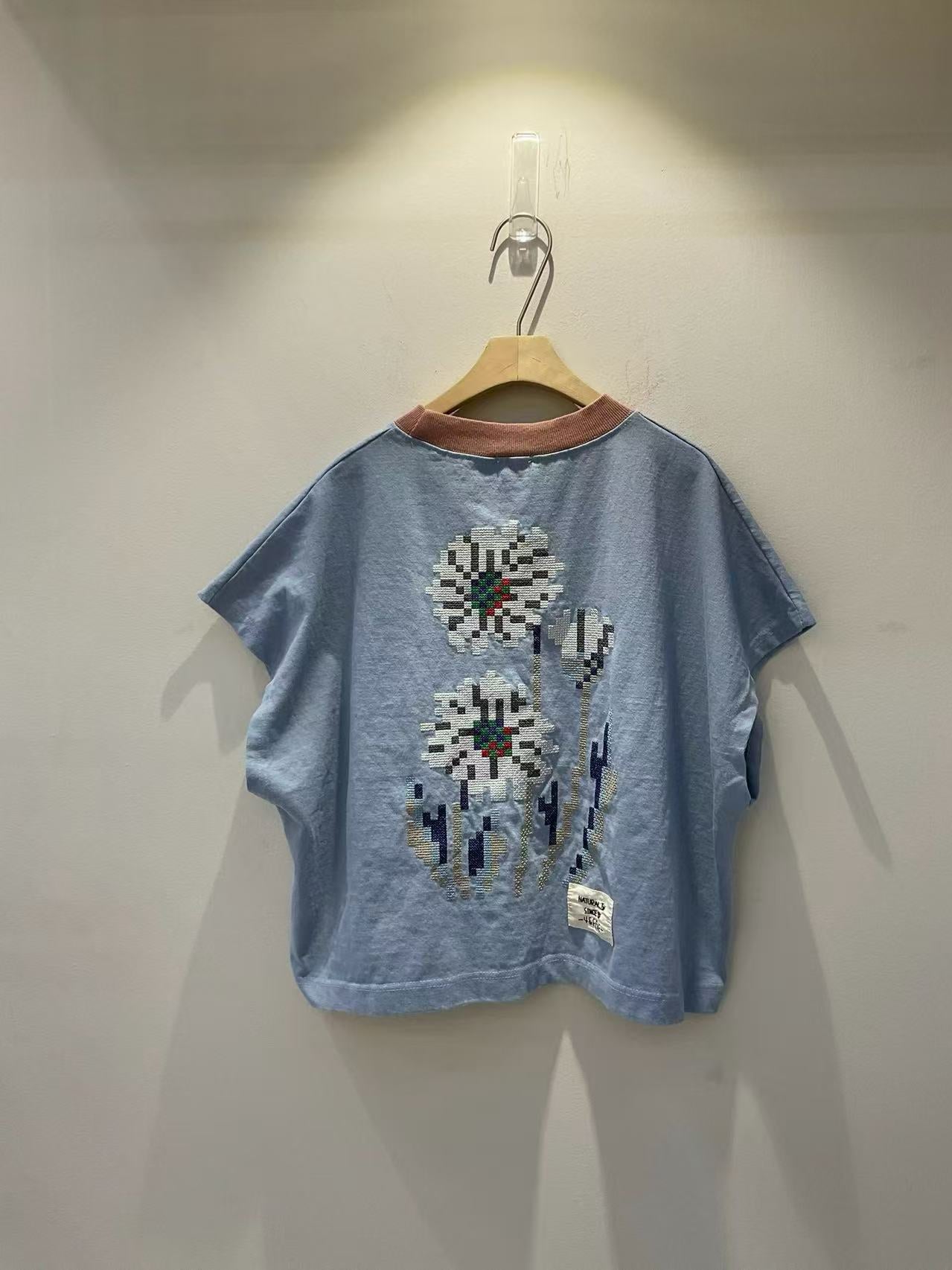 韓國直送Retro Stitch Boxy Tee