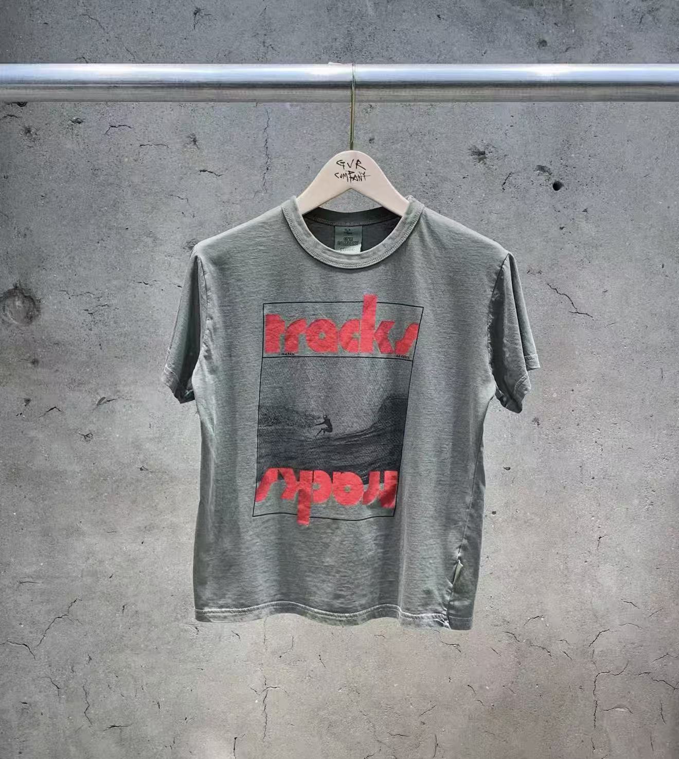 Korean Direct Delivery Tracks "Inverted Graphic Tee / Skirt