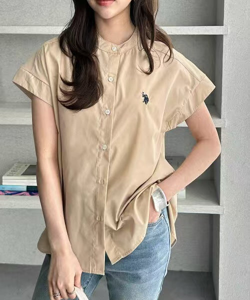 日本直送US. POLO. ASSN French Sleeve Shirt
