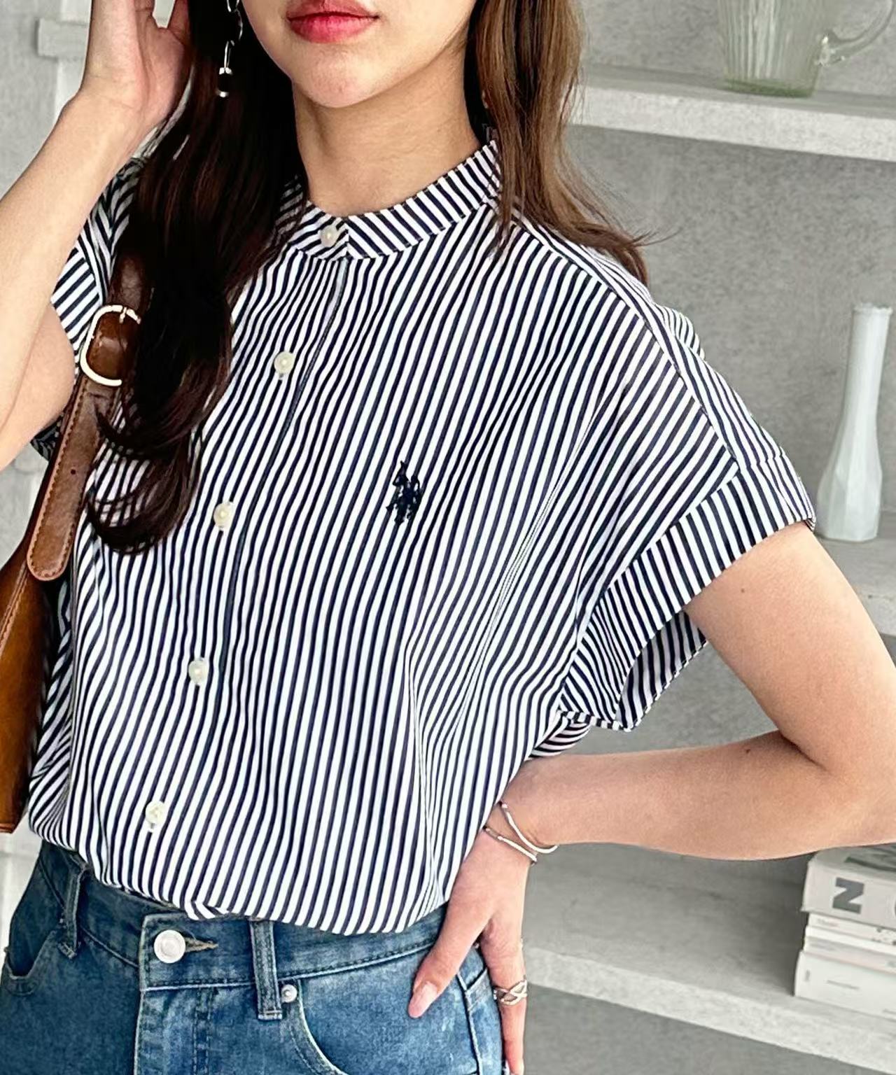 日本直送US. POLO. ASSN French Sleeve Shirt