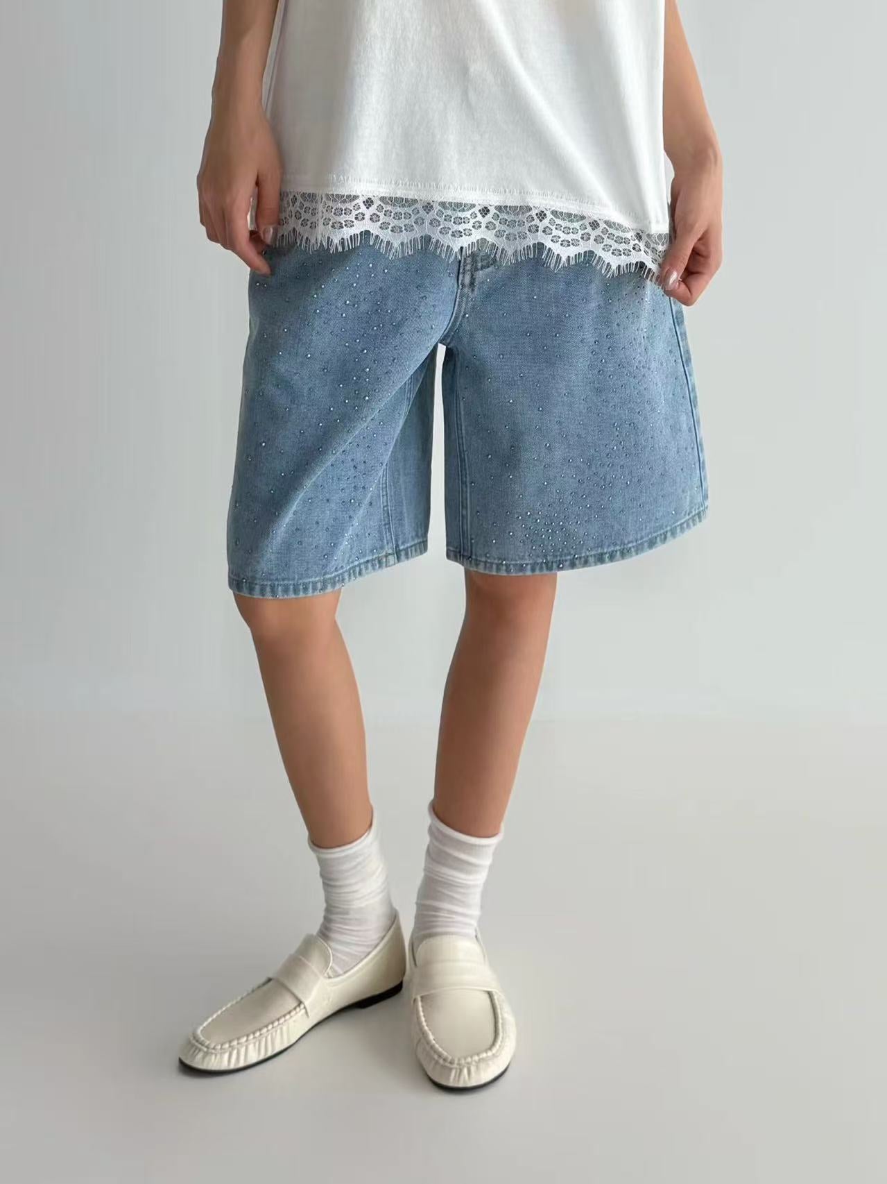 Korean Direct Shipping Starlight Bermuda Shorts