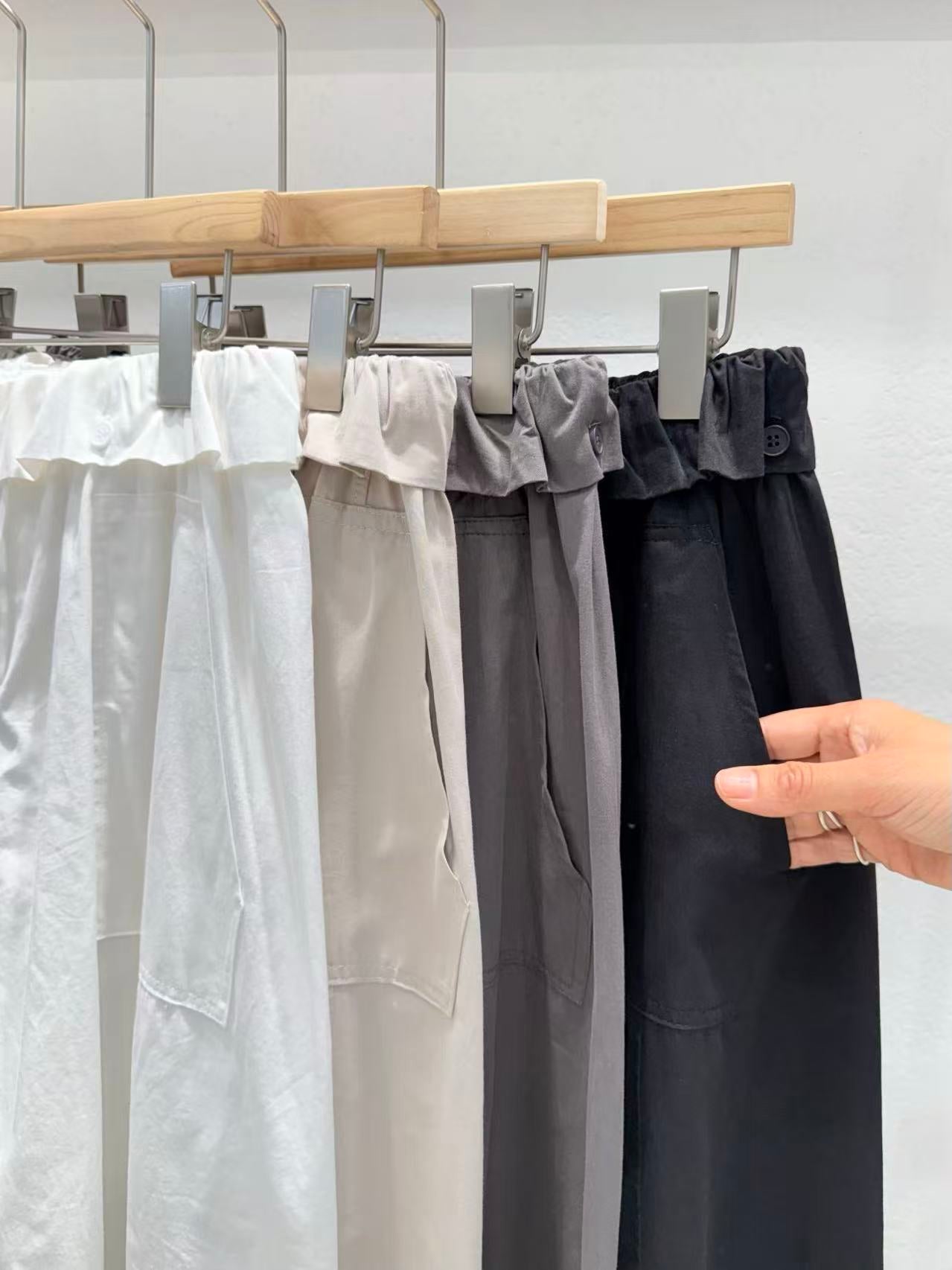 Effortless Pocket Palazzo Pants - Direct from Korea