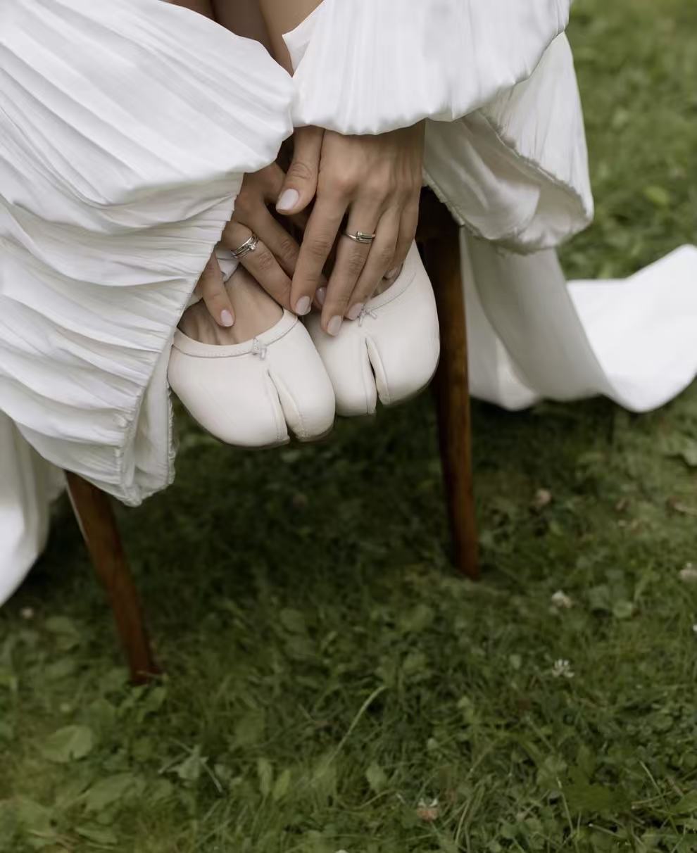 Tabi-style Plain Doll Shoes