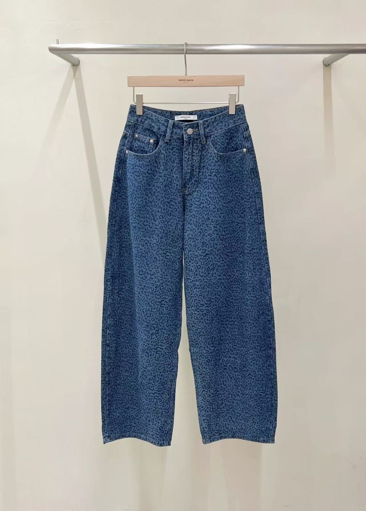 韓國直送Sweet Ribbon Knit Top / Denim Pants
