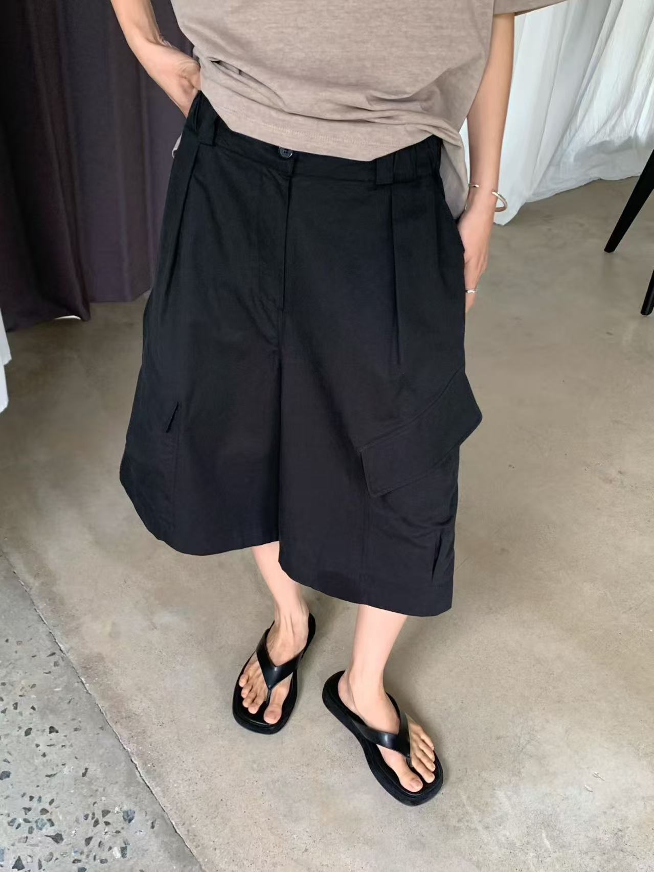 韓國直送Back Pocket Oversized Tee / Cargo Shorts