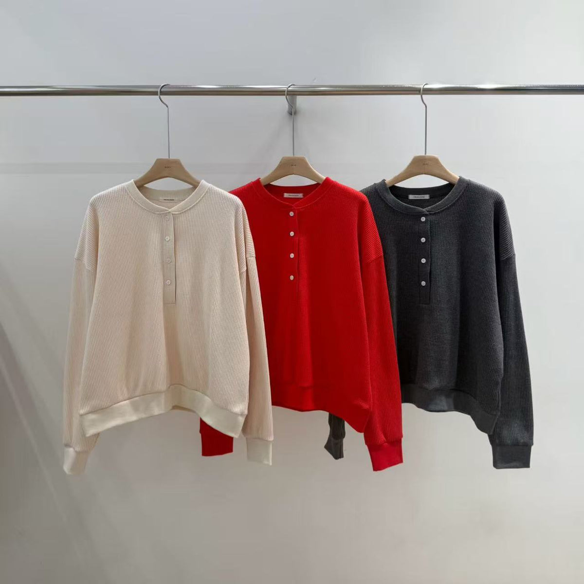 韓國直送 Waffle Henley / Pocket Bermuda