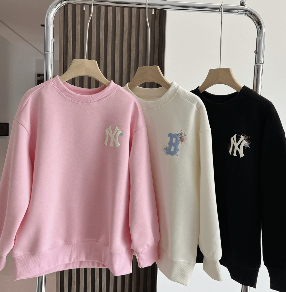 ⚡️限時優惠⚡25秋冬新款MLB 印花圓領衛衣 - HLY & CHOCCICO