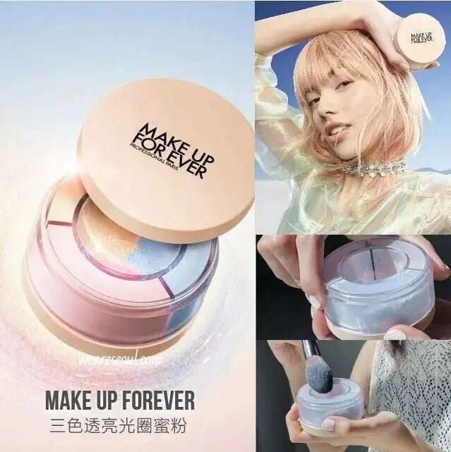 【一口價$298/盒】Make up forever 高清持妝三色透亮蜜粉8g HLY & CHOCCICO