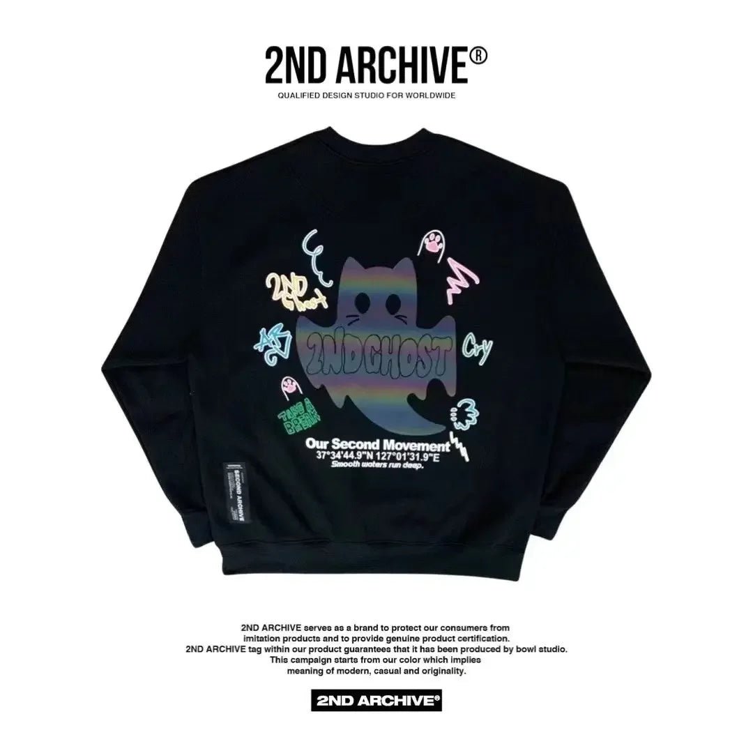 韓國直送🇰🇷 2ND ARCHIVE 2nd Ghost Sweatshirt - HLY & CHOCCICO