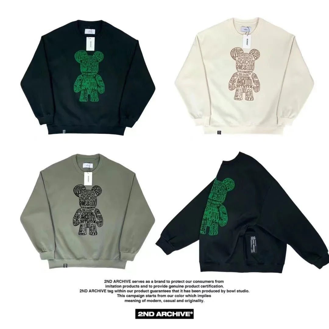 韓國直送🇰🇷 2ND ARCHIVE 3D Floppy Bear Hoodies - HLY & CHOCCICO