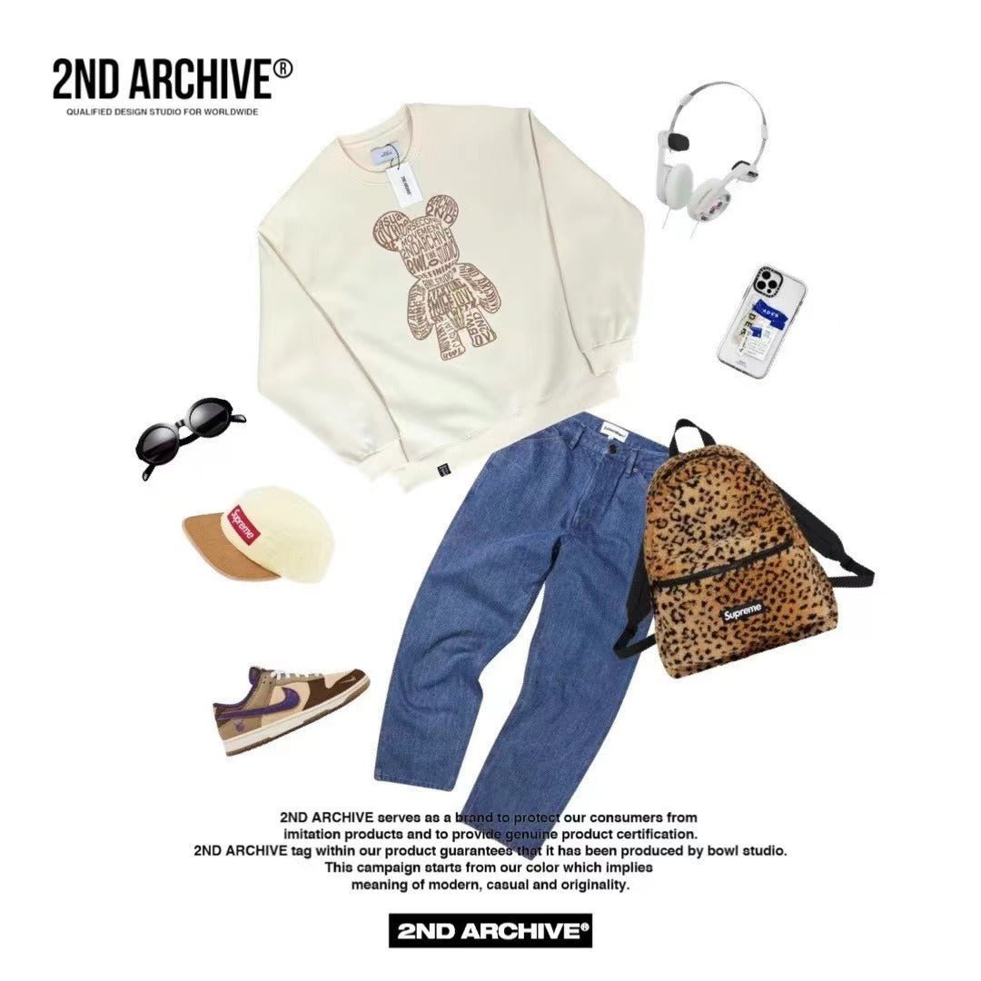 韓國直送🇰🇷 2ND ARCHIVE 3D Floppy Bear Hoodies - HLY & CHOCCICO