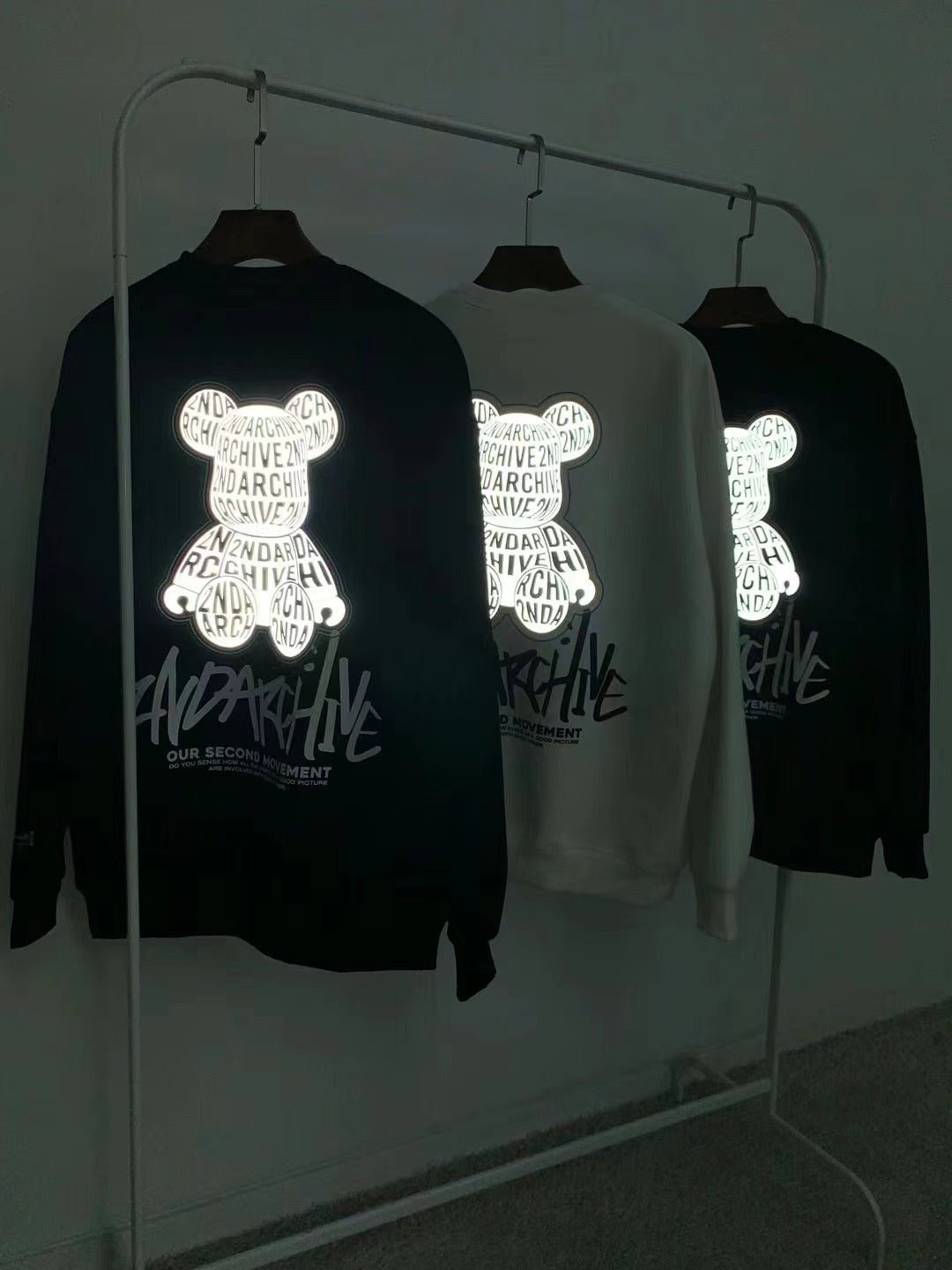 韓國直送🇰🇷 2ND ARCHIVE Alphabet Bear Hoodies - HLY & CHOCCICO
