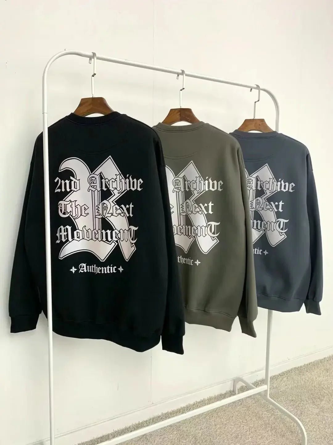 韓國直送🇰🇷 2ND ARCHIVE Authentic 3M Scotch Fleece Sweatshirt - HLY & CHOCCICO