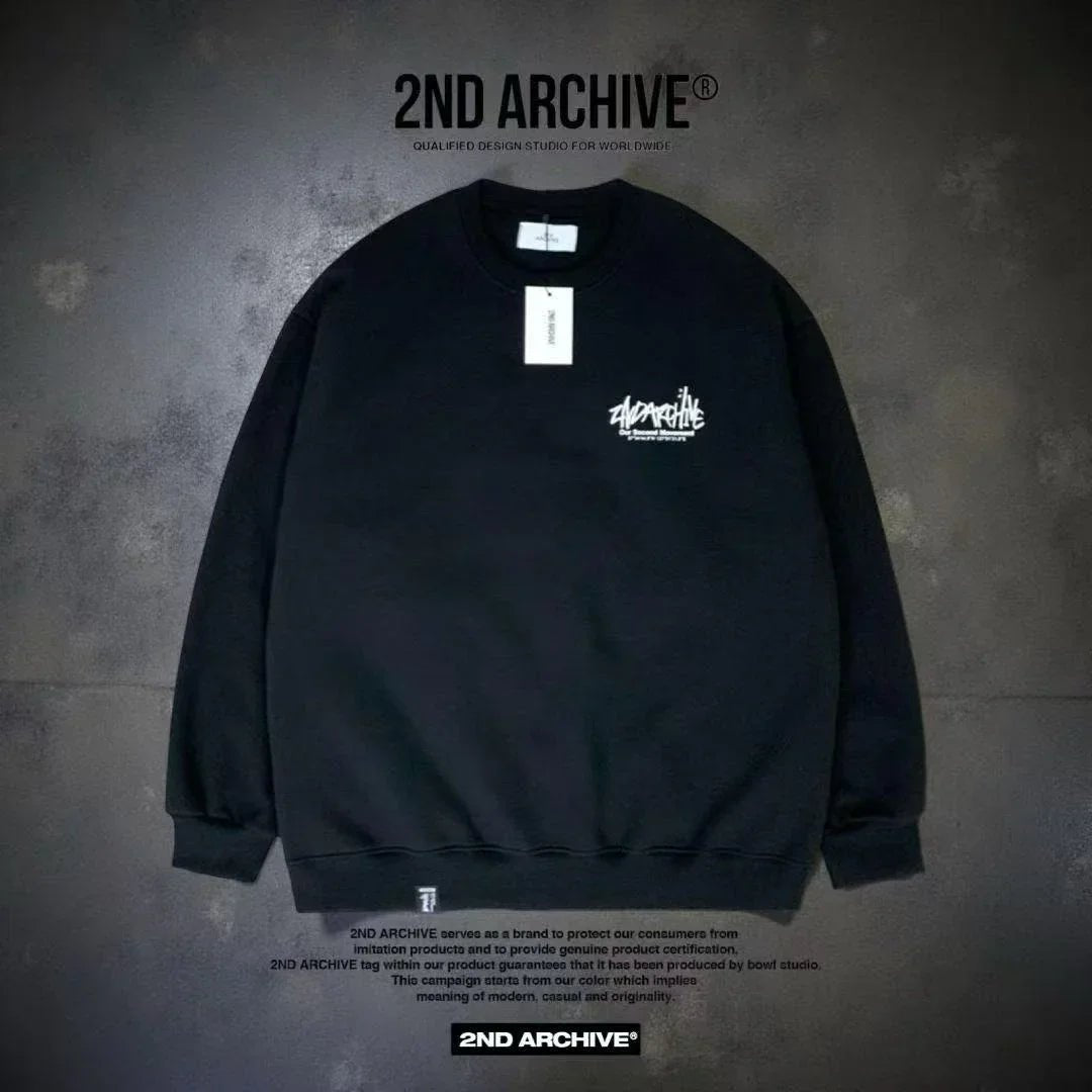 韓國直送 2ND ARCHIVE Basic Padded Sweatshirt - HLY & CHOCCICO
