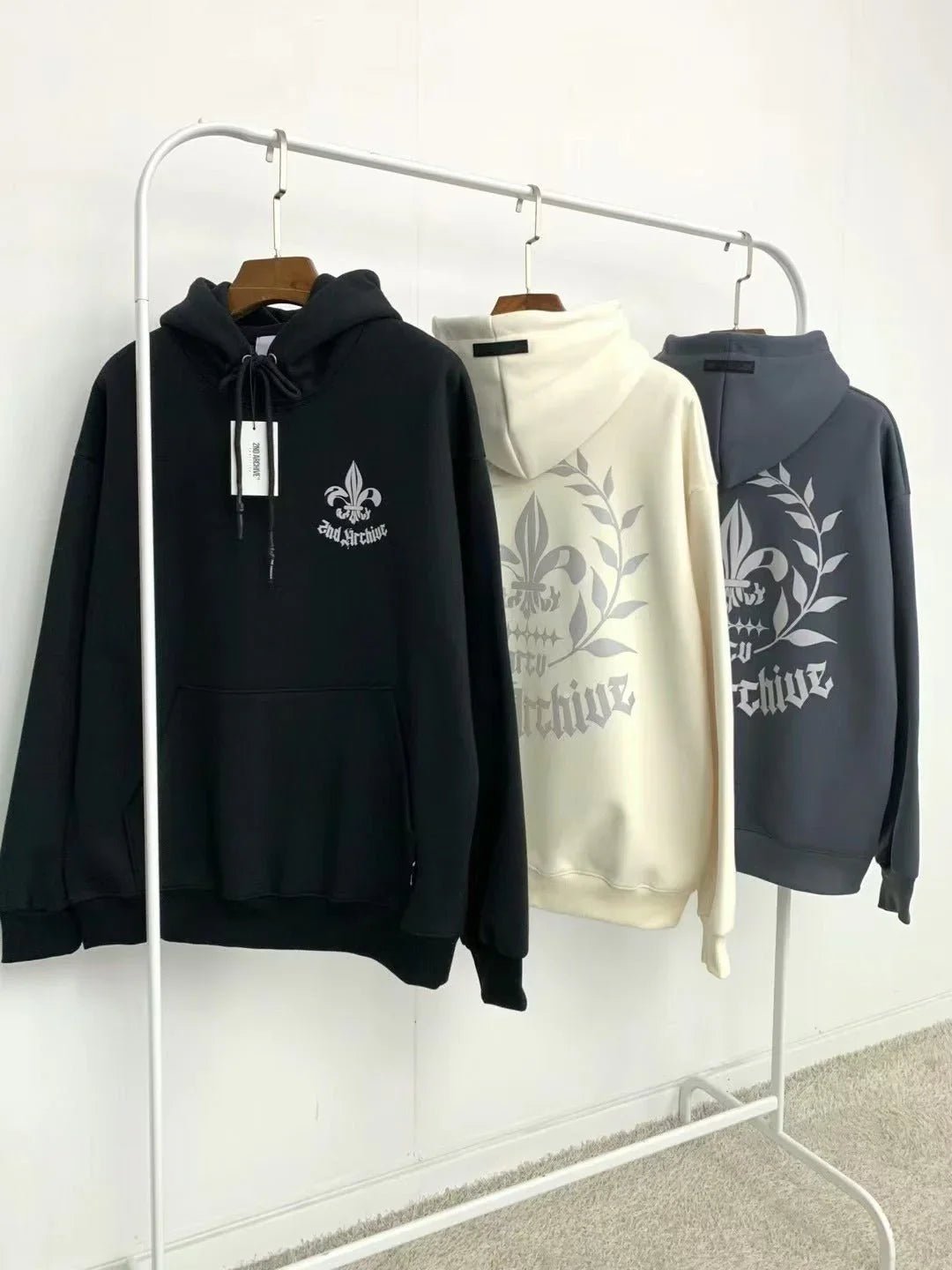 韓國直送🇰🇷 2ND ARCHIVE Bateri Scotch Fleece Hoodie - HLY & CHOCCICO