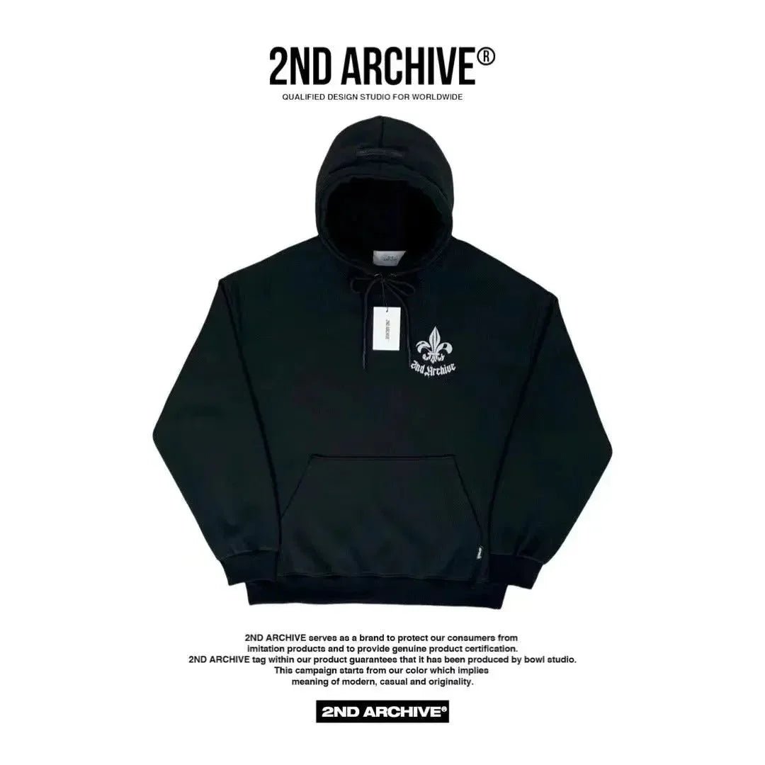 韓國直送🇰🇷 2ND ARCHIVE Bateri Scotch Fleece Hoodie - HLY & CHOCCICO