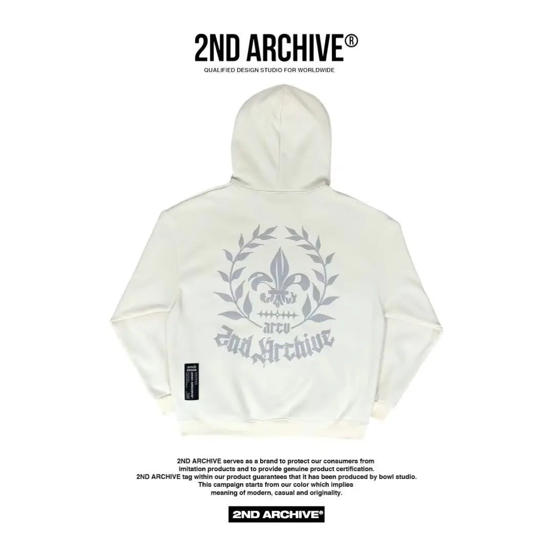 韓國直送🇰🇷 2ND ARCHIVE Bateri Scotch Fleece Hoodie - HLY & CHOCCICO