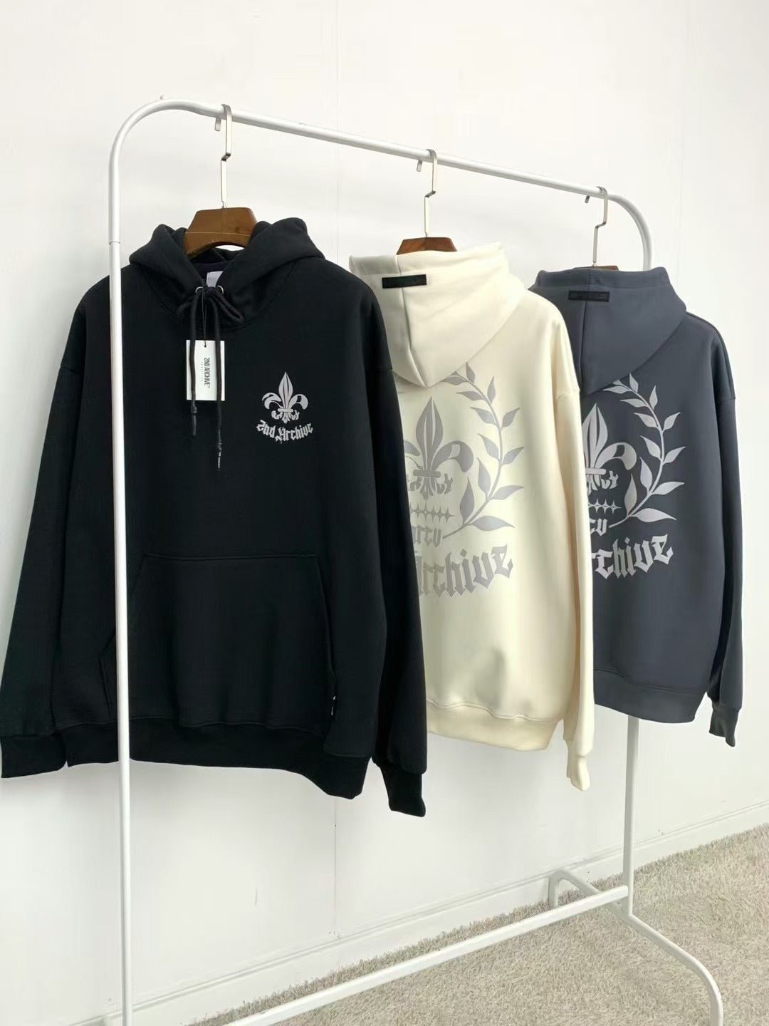 韓國直送🇰🇷 2ND ARCHIVE Bateri Scotch Fleece Hoodie - HLY & CHOCCICO