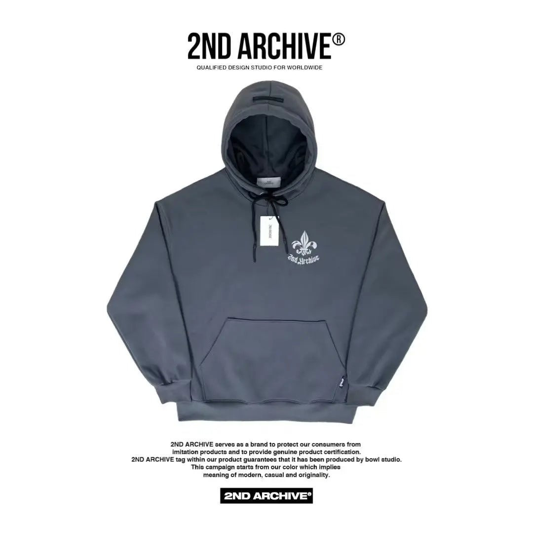 韓國直送🇰🇷 2ND ARCHIVE Bateri Scotch Fleece Hoodie - HLY & CHOCCICO