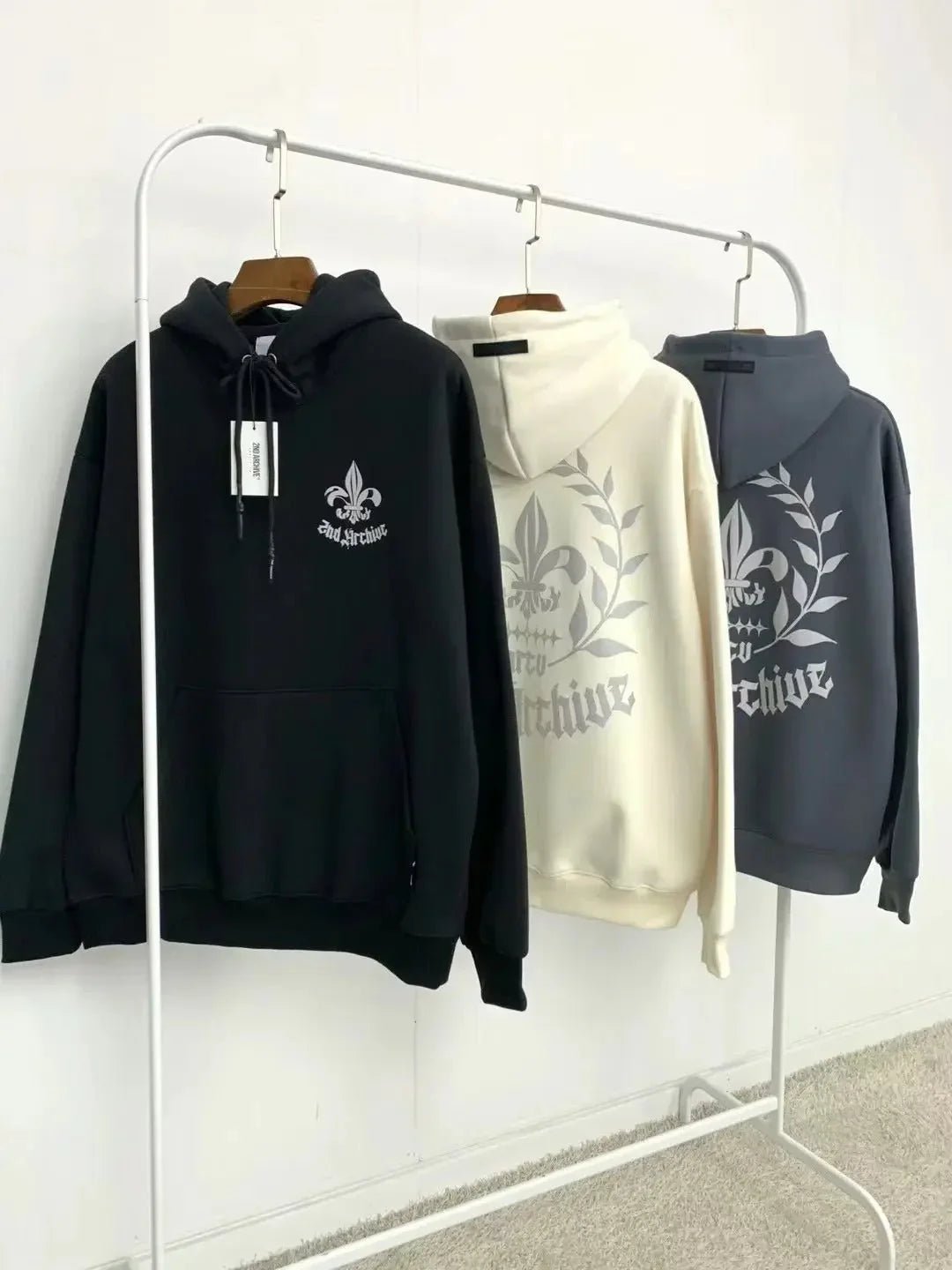 韓國直送🇰🇷 2ND ARCHIVE Bateri Scotch Fleece Hoodie - HLY & CHOCCICO