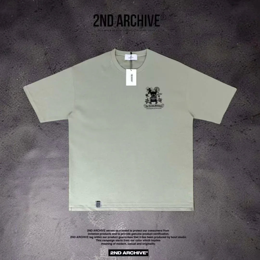 韓國直送🇰🇷 2ND ARCHIVE Black Sunglasses Dog Tee - HLY & CHOCCICO